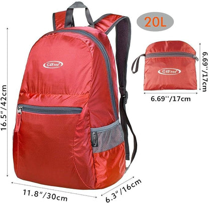 G4Free 20L Lightweight Packable Backpack Travel Hiking Daypack Foldable Backpack - Image 2
