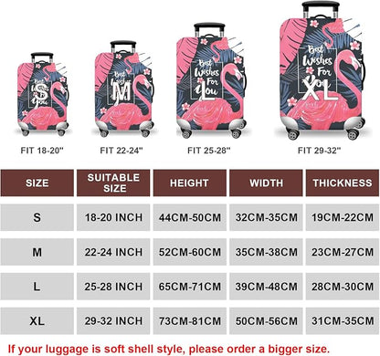 WUJIAONIAO Travel Luggage Cover Baggage Suitcase Cover Protector Skins 18-32 - Image 3