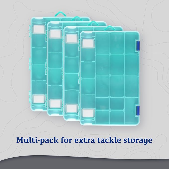 Shakespeare Tacklebox Fishing Tackle Storage, Customizable, Dual-Latching System - Image 9