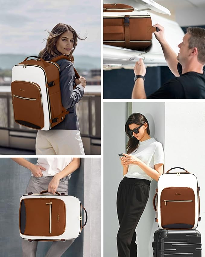 LOVEVOOK 50L Travel Backpack for Women & Men, Airline Approved Carry On Luggage - Image 6