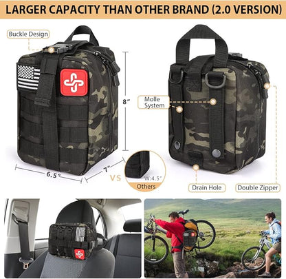 Survival Kit, Emergency Kit for Earthquake, Outdoor Adventure, Gifts for Men - Image 2
