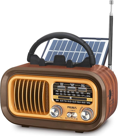 PRUNUS J-150 Portable Radio AM FM SW Bluetooth Speaker, Gifts by PRUNUS