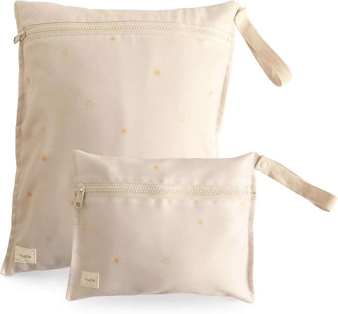 mushie Water Resistant Wet Bags | Large & Small Reusable Storage Bag by mushie
