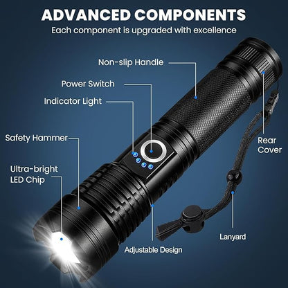 Rechargeable Flashlights 3 Pack - Image 7