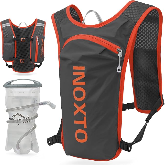 INOXTO Running Hydration Vest Backpack, Lightweight Insulated Pack by INOXTO