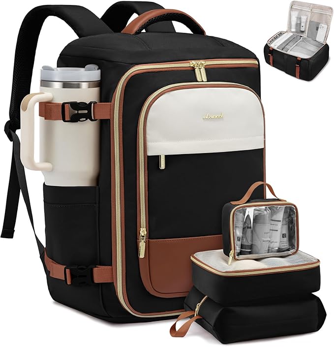 LOVEVOOK 50L Travel Backpack for Women, TSA Approved Carry On Backpack by LOVEVOOK