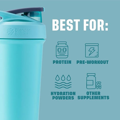 BlenderBottle Sport Sleek Shaker Cup Insulated Stainless Steel Water Bottle - Image 4