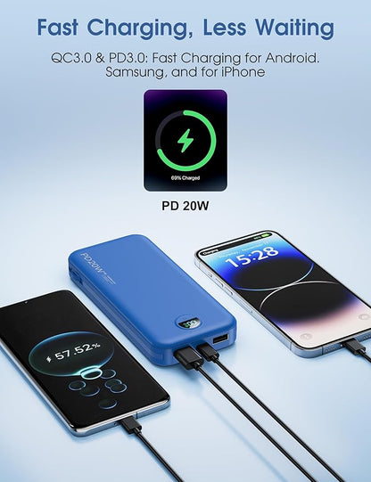 citicr Portable Charger Power Bank, 10000mAh PD20W USB C Fast Charging - Image 5