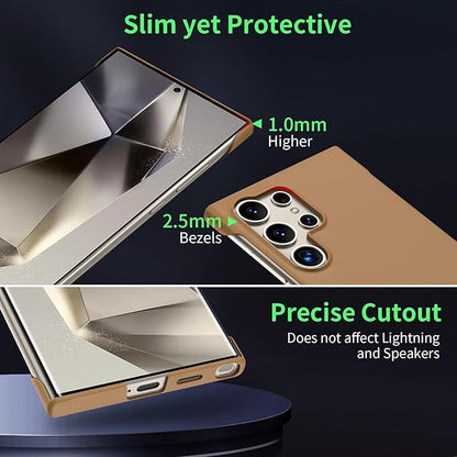 GRECAZO Slim Borderless for Samsung Galaxy S25 Ultra Phone Case 6.9" Ultra-Thin - Image 5