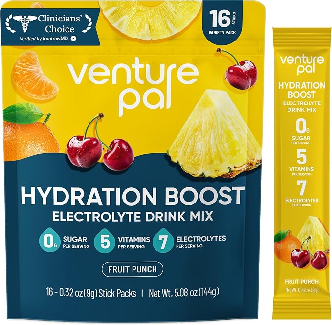Venture Pal Sugar Free Electrolyte Powder Packets by VenturePal
