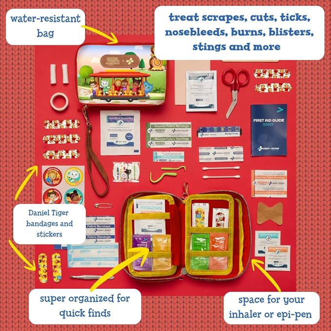 KeepGoing Daniel Tiger’s Travel First Aid Kit - Image 3