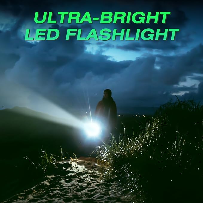 NITIGO Radios for Emergency, Reading Lamp, Flashlight, SOS Alarm, Headphone - Image 3