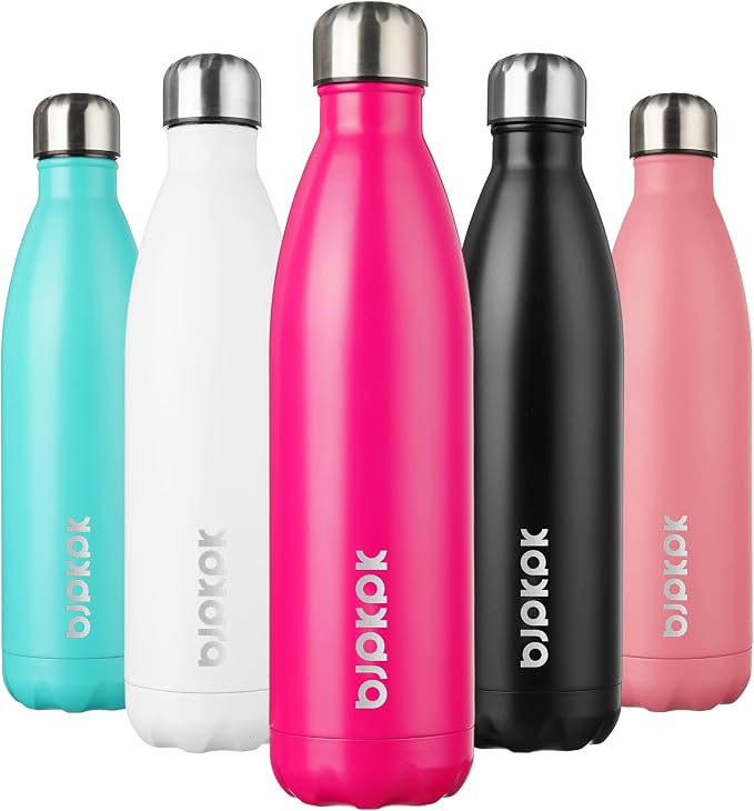 BJPKPK 25oz Insulated Stainless Steel Water Bottles, Sports Water Bottles Keep by BJPKPK