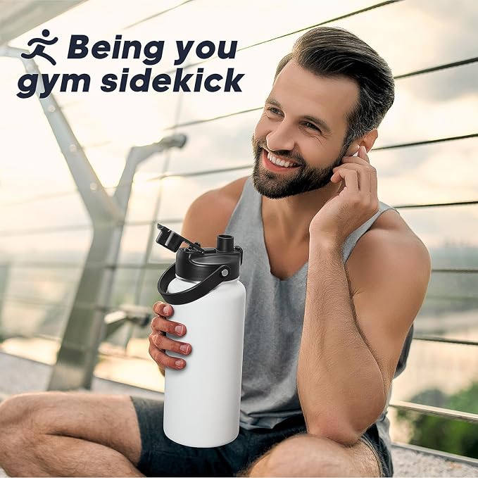 64oz Half Gallon Insulated Water Bottle - Image 7