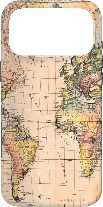 World Map, Old Map of The World Case by Unknown