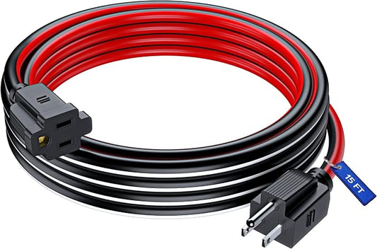 Maximm 15 Ft Black, Heavy Duty 16 AWG, ETL Listed by MaximmCable