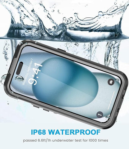 for iPhone 15 Case Waterproof, Shockproof Dustproof IP68 Waterproof iPhone 15 - Image 3