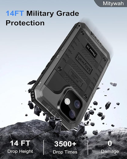Mitywah Waterproof Case for iPhone 16, Shockproof Heavy Duty Case - Image 4