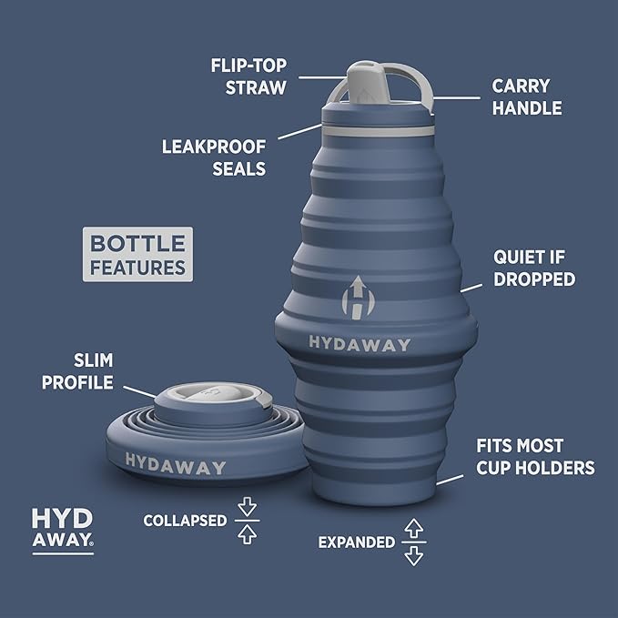 HYDAWAY 25oz Collapsible Water Bottle - Image 5