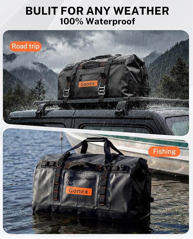 Gonex Waterproof Duffel Bag, 120L Heavy Duty Dry Duffle Bag - Image 3
