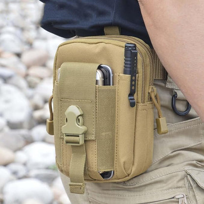 Belt Pouch, Tactical Molle Phone Pouch EDC Utility Pouches Waist Bag, Small - Image 5