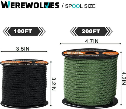 WEREWOLVES 650lb Paracord/Parachute Cord - Image 6