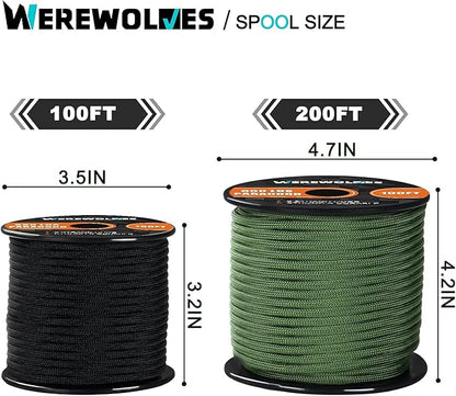 WEREWOLVES 650lb Paracord/Parachute Cord - Image 6