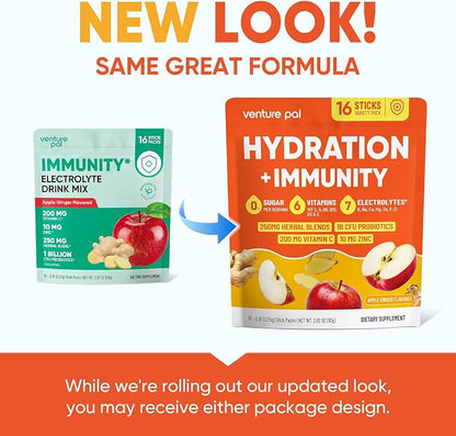 Venture Pal 2-in-1 Hydration + Immune Electrolytes Powder Packets - Image 9