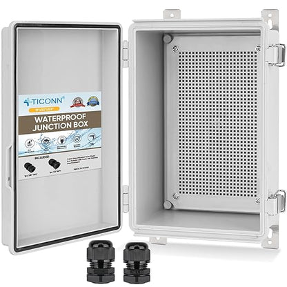 TICONN Outdoor Electrical Box Waterproof, Junction Box IP67 ABS Plastic by TICONN