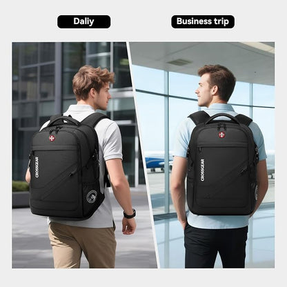 CROSSGEAR Travel Laptop Backpack Anti Theft Fits 17.3 Inch Laptop - Image 7