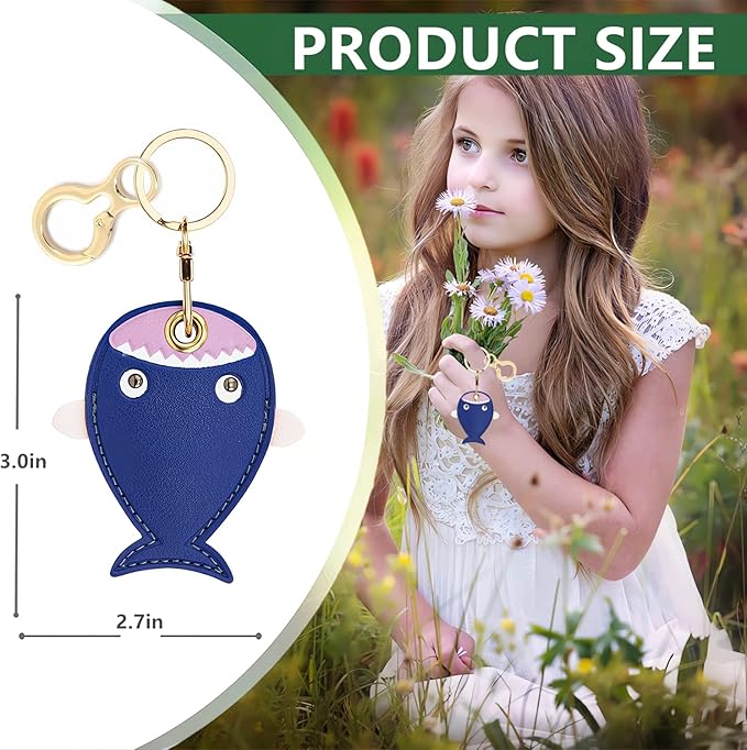Leather Keychain Holder Case Compatible - Image 2