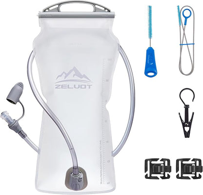 Zelvot 2L-3L Hydration Bladder Kit, 6 in 1 Water Bladder by Zelvot