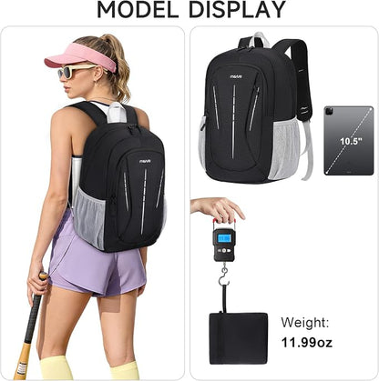 MOSISO Lightweight Packable Backpack 20L, Foldable Hiking Backpack Men Women - Image 4