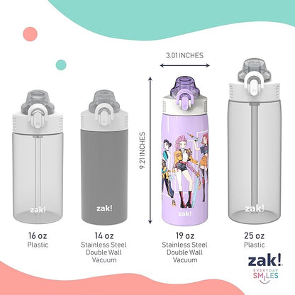 Zak Designs KPop Demon Hunters Sage Kids Water Bottle - Image 10