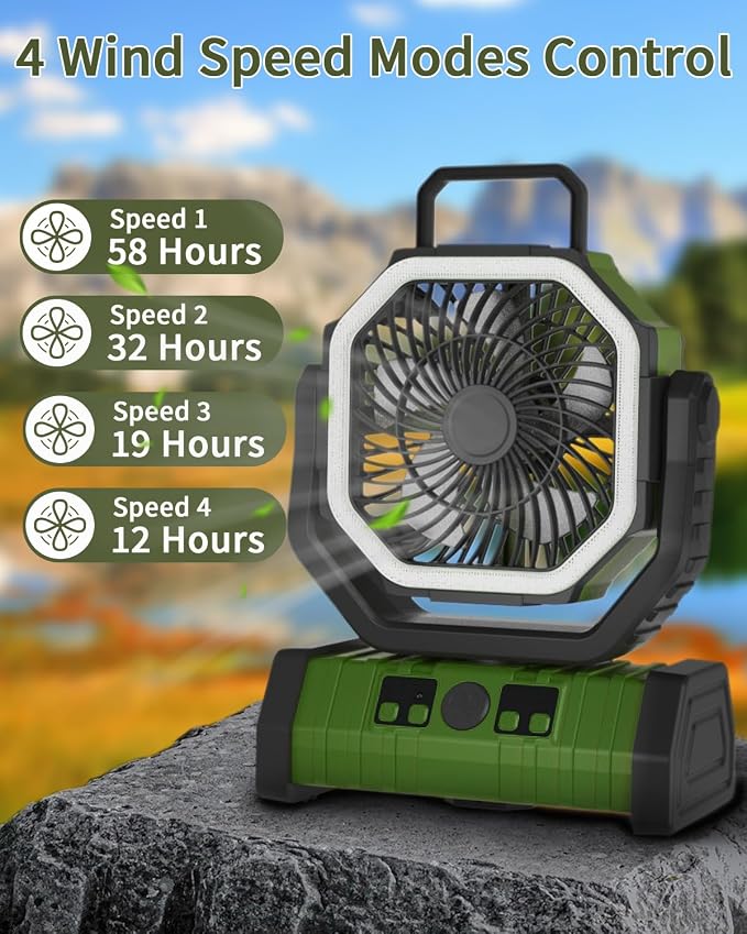 ADUST Camping Battery Powered Fan - Image 3