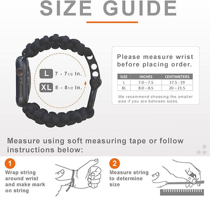 Savior Survival Gear Paracord Watch Band Compatible - Image 4