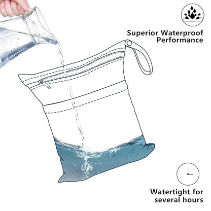 ALVABABY 2pcs Waterproof Wet Dry Bags, Reusable - Image 4