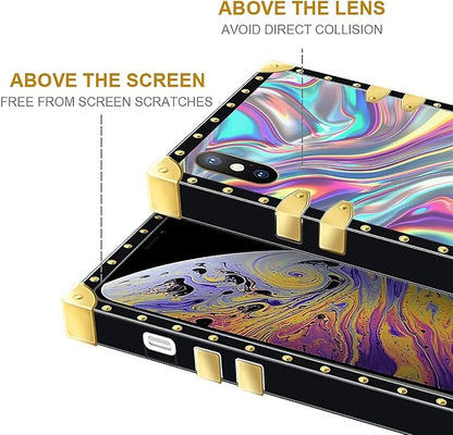 Compatible with iPhone Xs Max Case, Holographic Abstract Iridescent Textures - Image 7