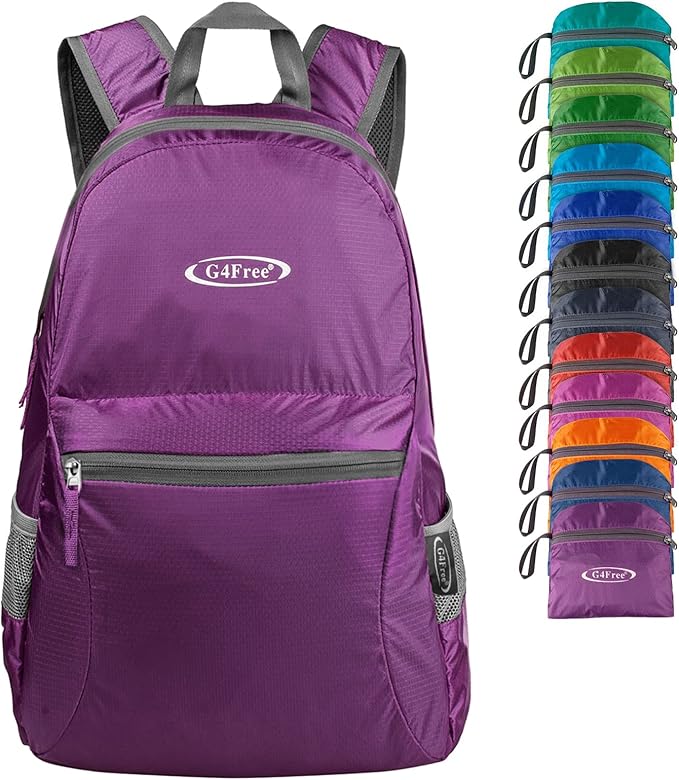G4Free 20L Lightweight Packable Backpack Travel Hiking Daypack Foldable Backpack by G4Free