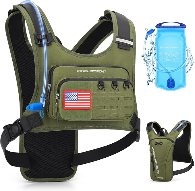 Maelstrom Running Vest, Detachable Hydration Backpack by Maelstrom