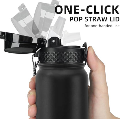Fanhaw 20 oz Insulated Stainless Steel Water Bottle - Image 2
