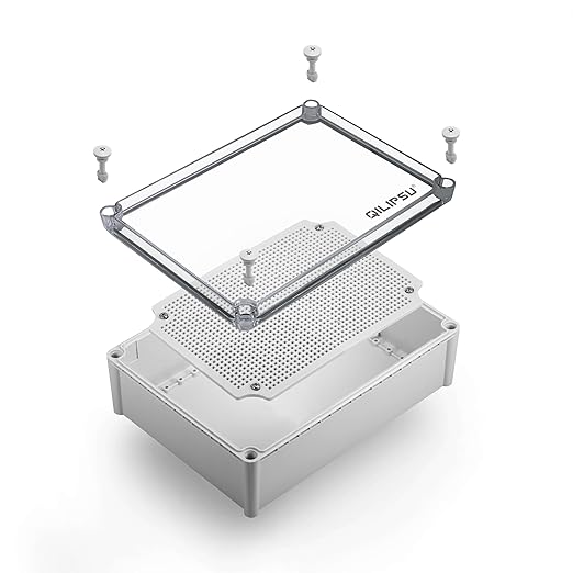 QILIPSU Outdoor Junction Box IP67 Waterproof Project Box ABS Plastic by QILIPSU