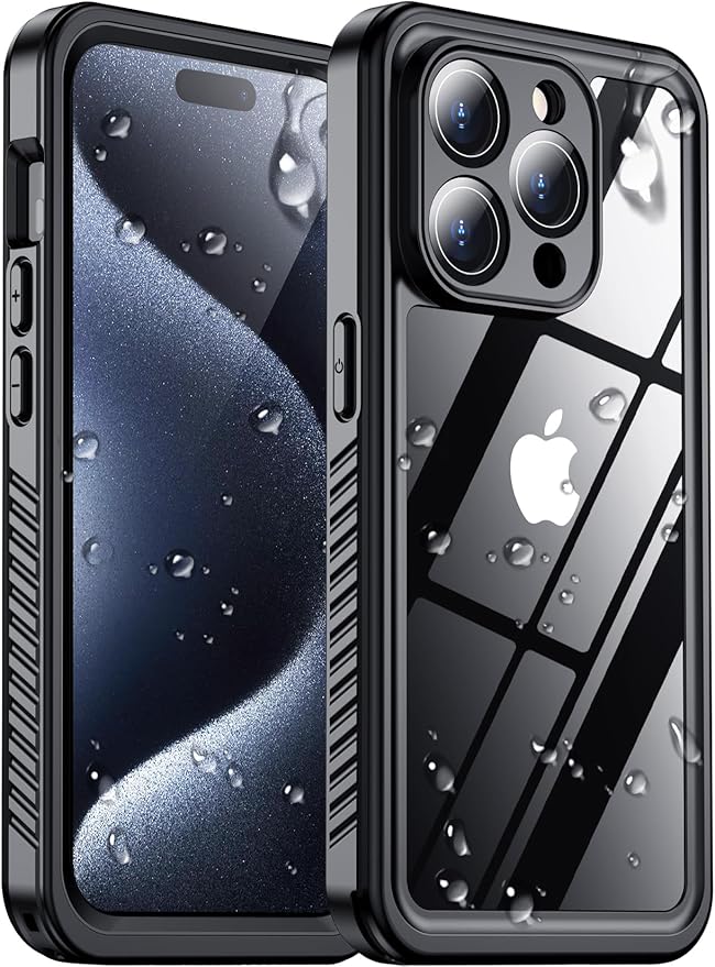2025 New Designed for iPhone 15 Pro Case Waterproof, Full Phone Case 6.1" by Red2Fire