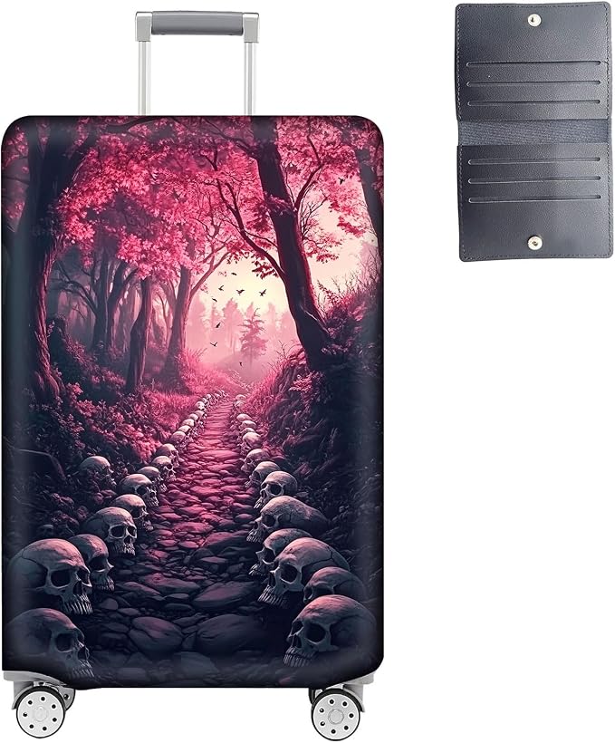 Luggage Cover Protector for 22-24 Inch Suitcases, TSA Approved Elastic Travel by Unknown