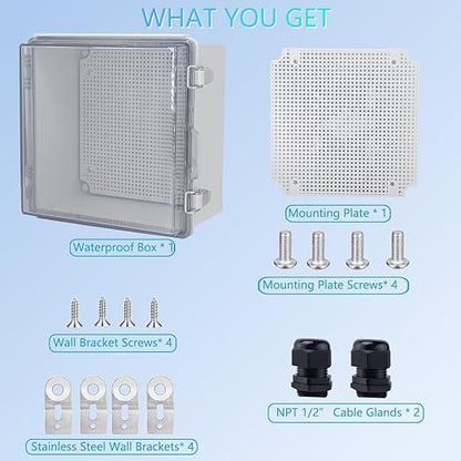 IP67 Waterproof Junction Box, ABS Plastic Electrical Enclosure - Image 7