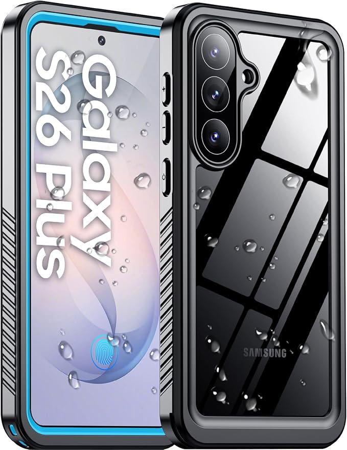 Temdan Designed for Samsung Galaxy S26 Plus Case Waterproof, Built-in Lens & by Temdan