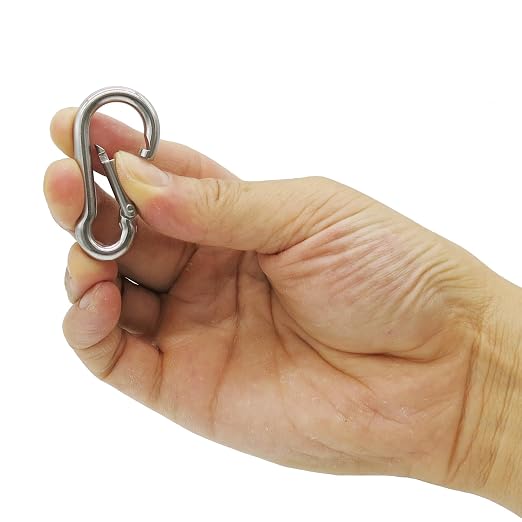 304 Stainless Steel Carabiners -2 inch Heavy Duty, Durable & Rust-Free Clips - Image 4