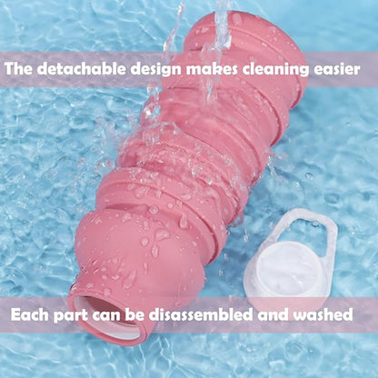 Collapsible Silicone Water Bottle - 20oz Foldable - Image 4