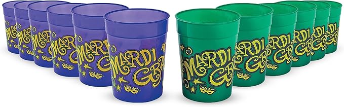 Fun Express Plastic Cups Reusable 12 Pack by FunExpress