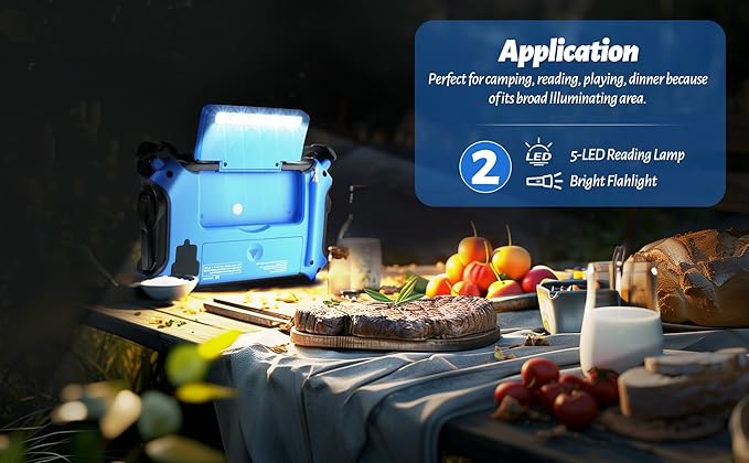 Kaito KA500BU 5-Way Powered Emergency AM/FM/SW Weather Alert Radio - Image 4